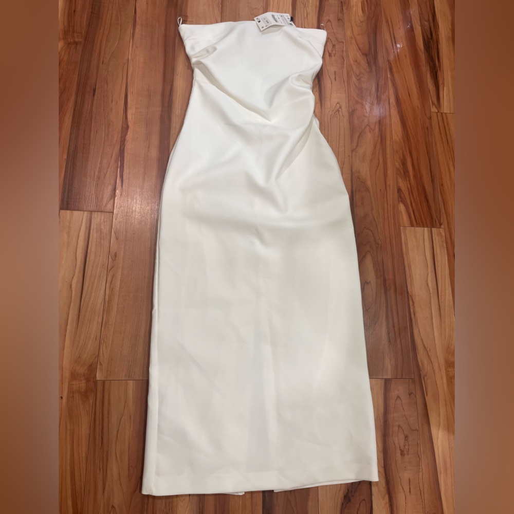 Zara sleeveless/tube top midi dress